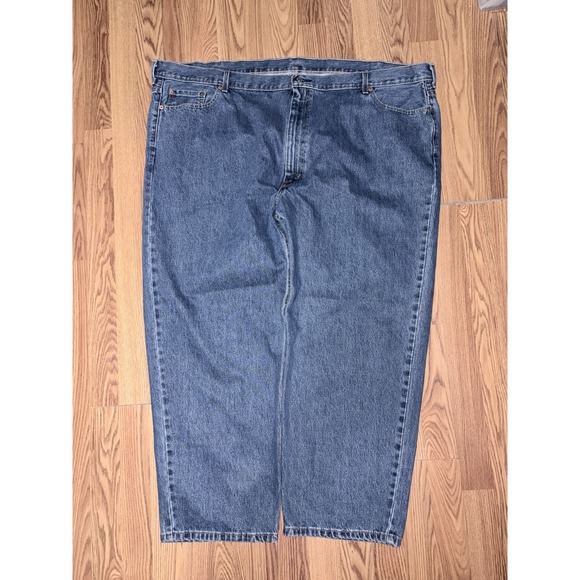 Levi's 550 Denim Blue Jeans 54x30 Casual Comfort Straight - Picture 4 of 5